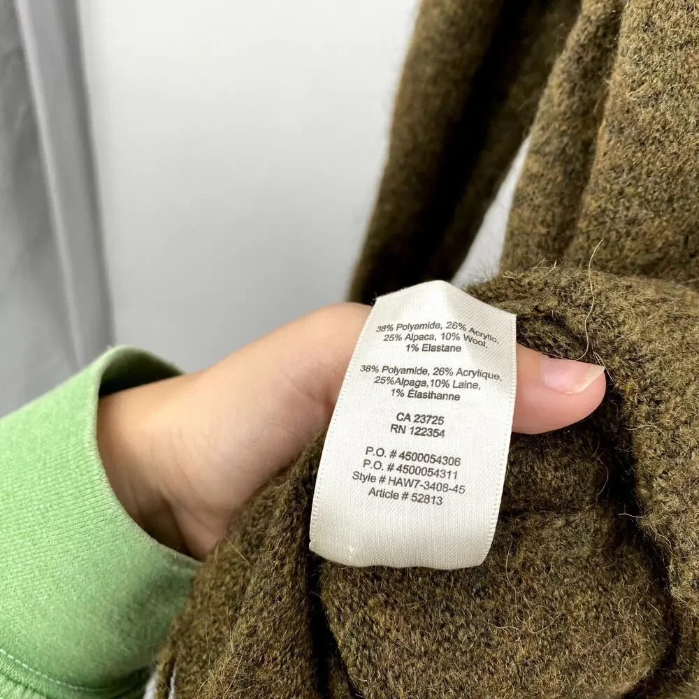 Wilfred Free Green Cardigan Sweater